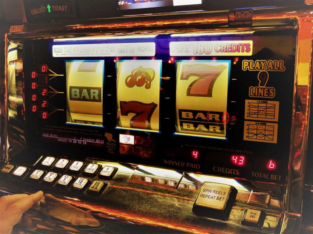 The first slot machines: one-armed bandits