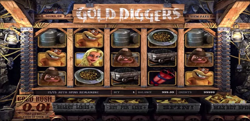 Слот-автомат Gold Diggers від Betsoft Gaming